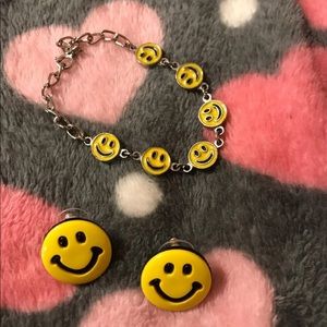 Smiley face jewelry bundle